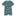 Print Short Sleeve Henley Romper in Oceanic (326722)
