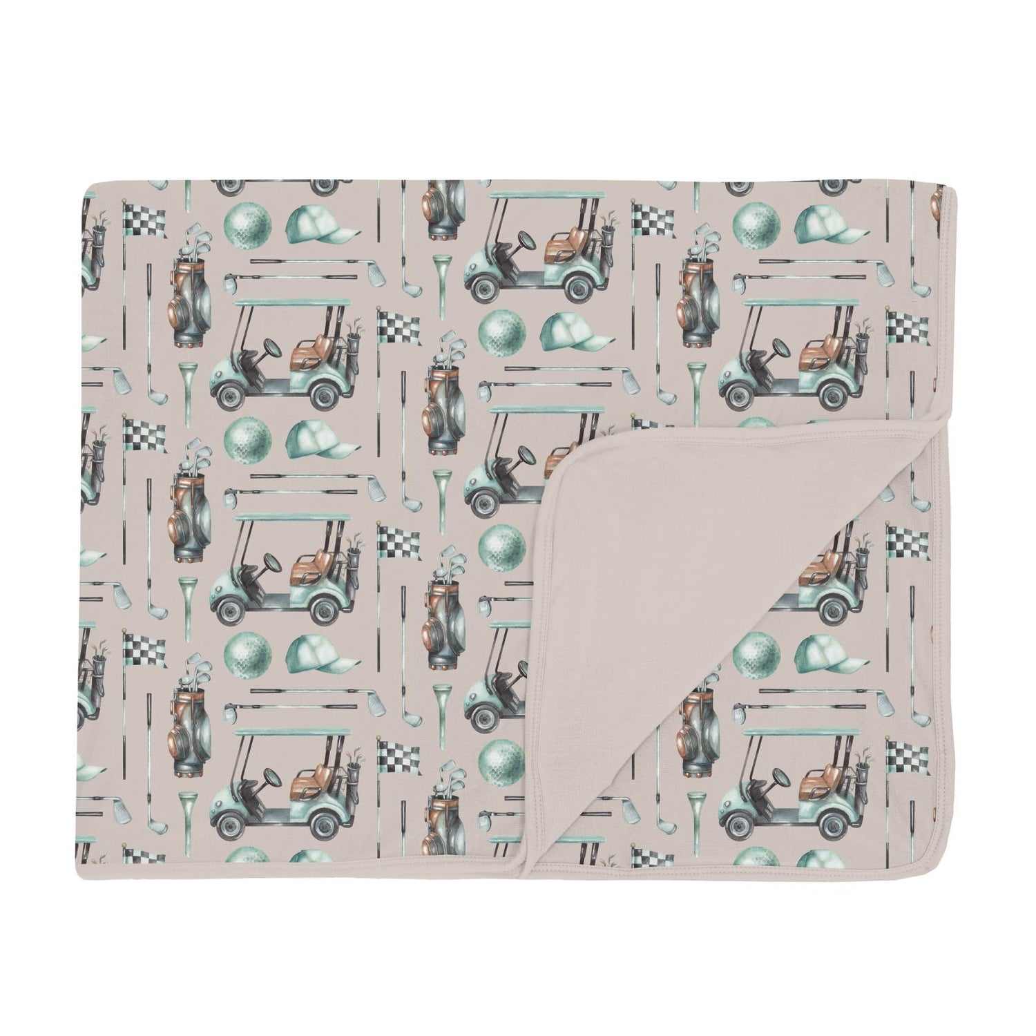 Print Toddler Blanket in Latte Golf (327365)