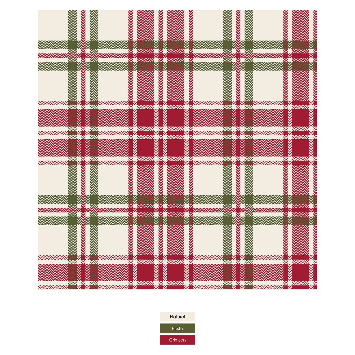 Print Long Sleeve Swing Dress in Fireside Plaid (349206)