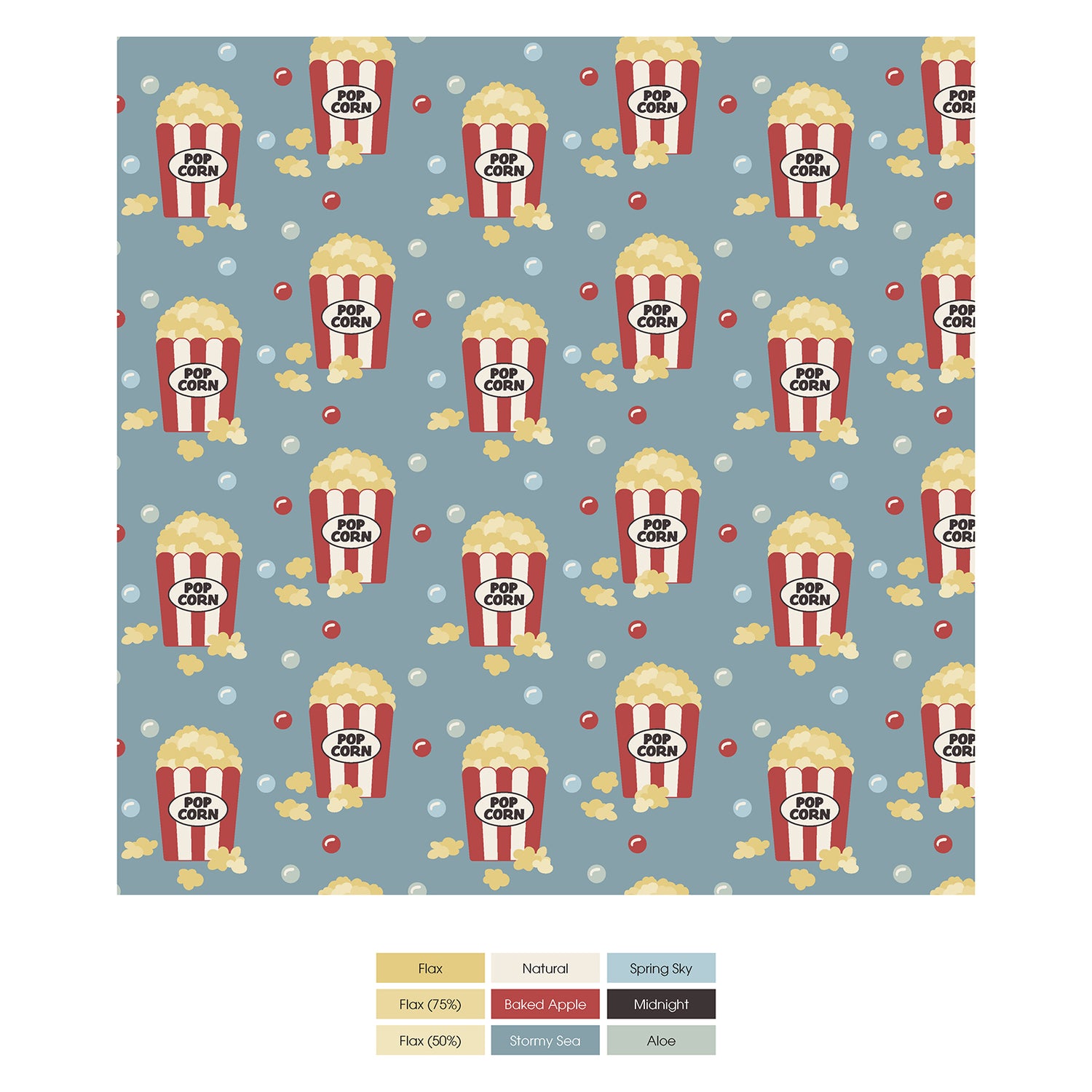 Print Footie with 2 Way Zipper in Stormy Sea Movie Night (354994)