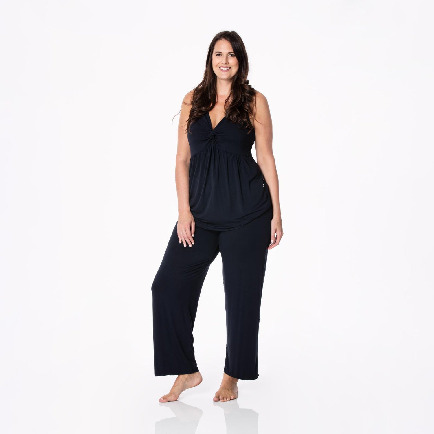 Women's Twist Tank and Pajama Pants Set in Deep Space