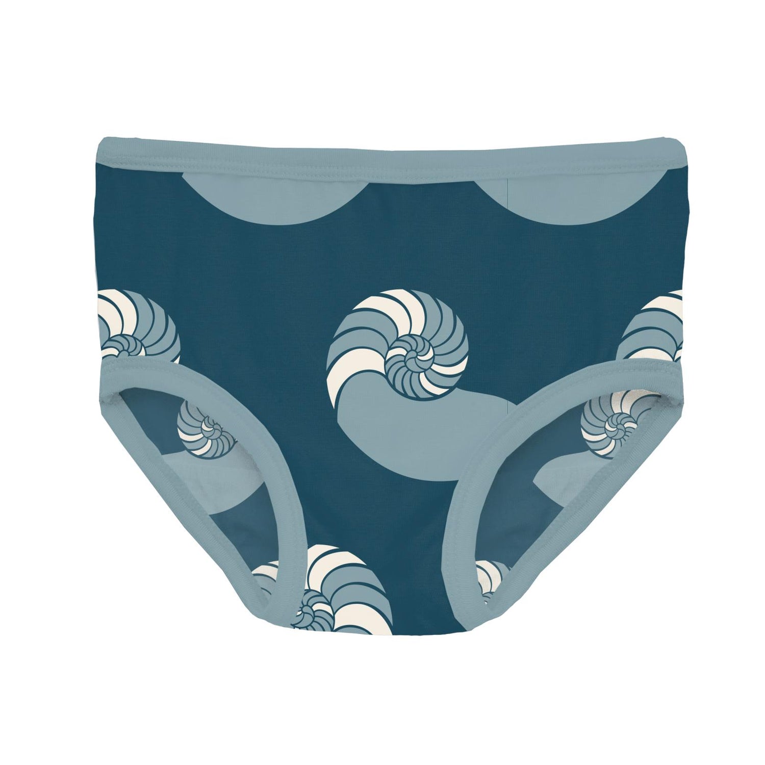 Print Girl's Underwear in Peacock Nautilus (305124)
