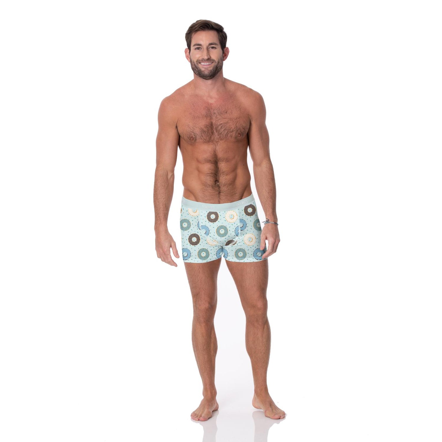 Men's Print Boxer Brief in Fresh Air Donuts and Sprinkles