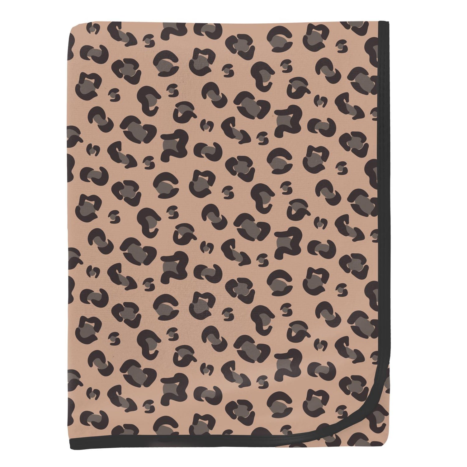 Print Swaddling Blanket in Suede Cheetah