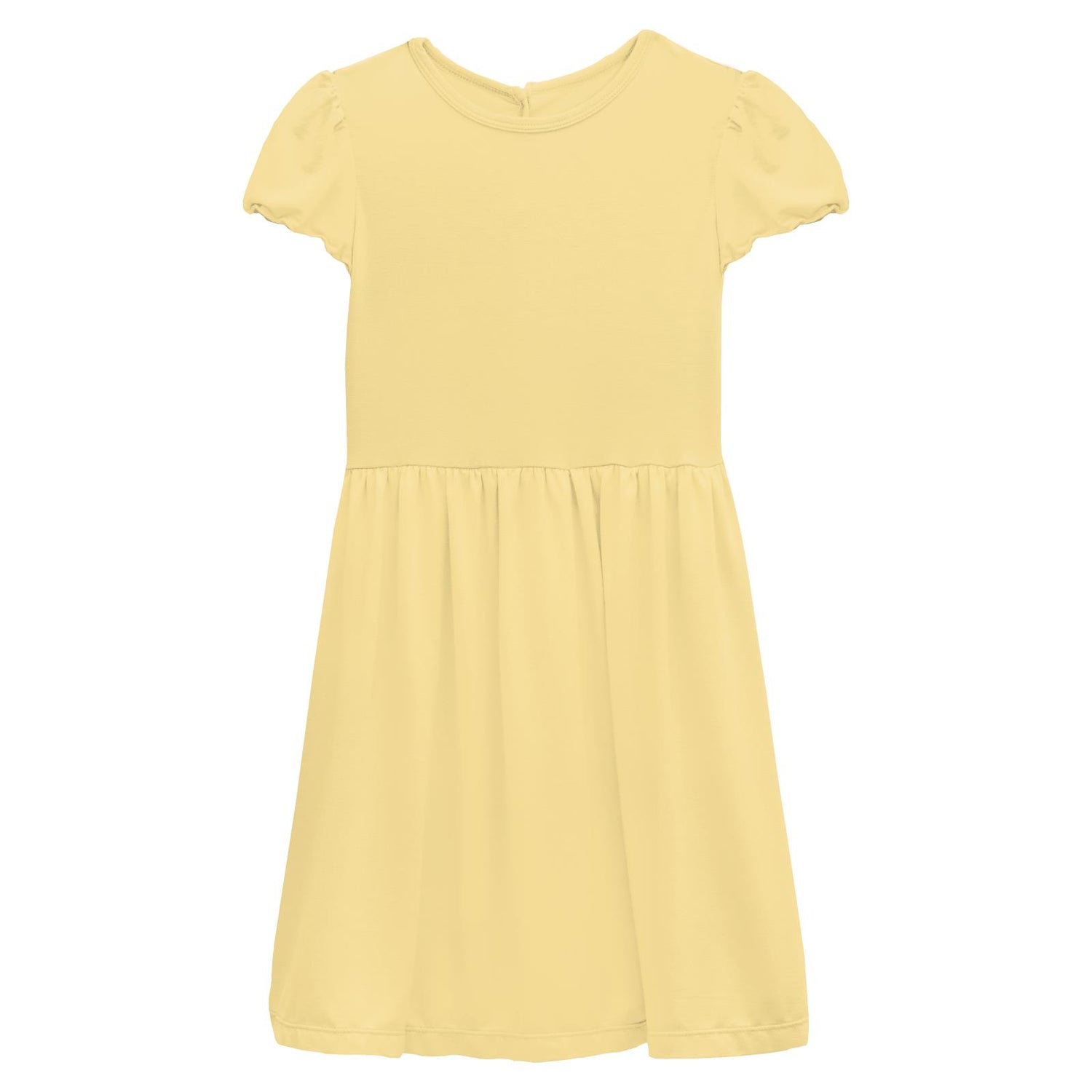 Flutter Sleeve Twirl Dress with Pockets in Wallaby (345339)