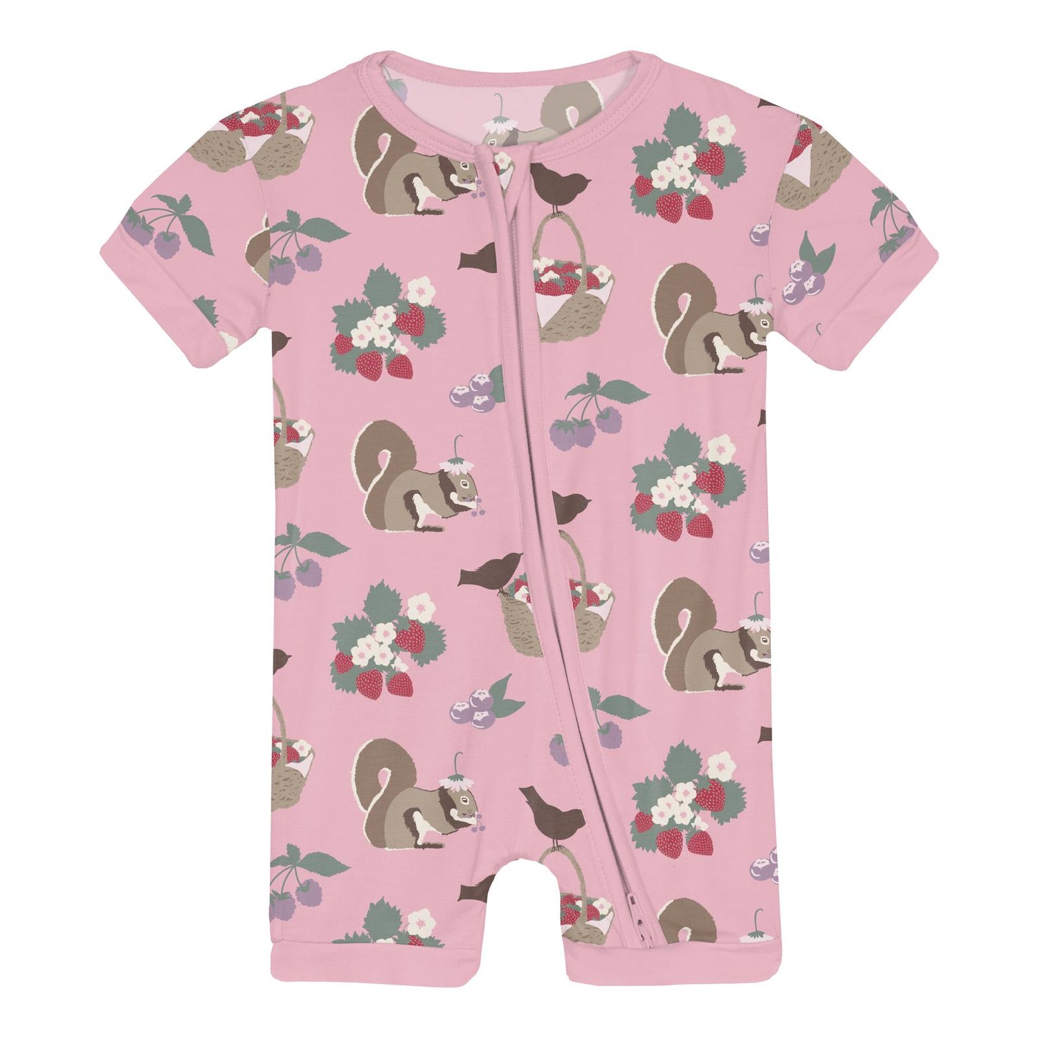 Print Shorty Sleeper with Zipper in Cake Pop Berry Picking (359890)