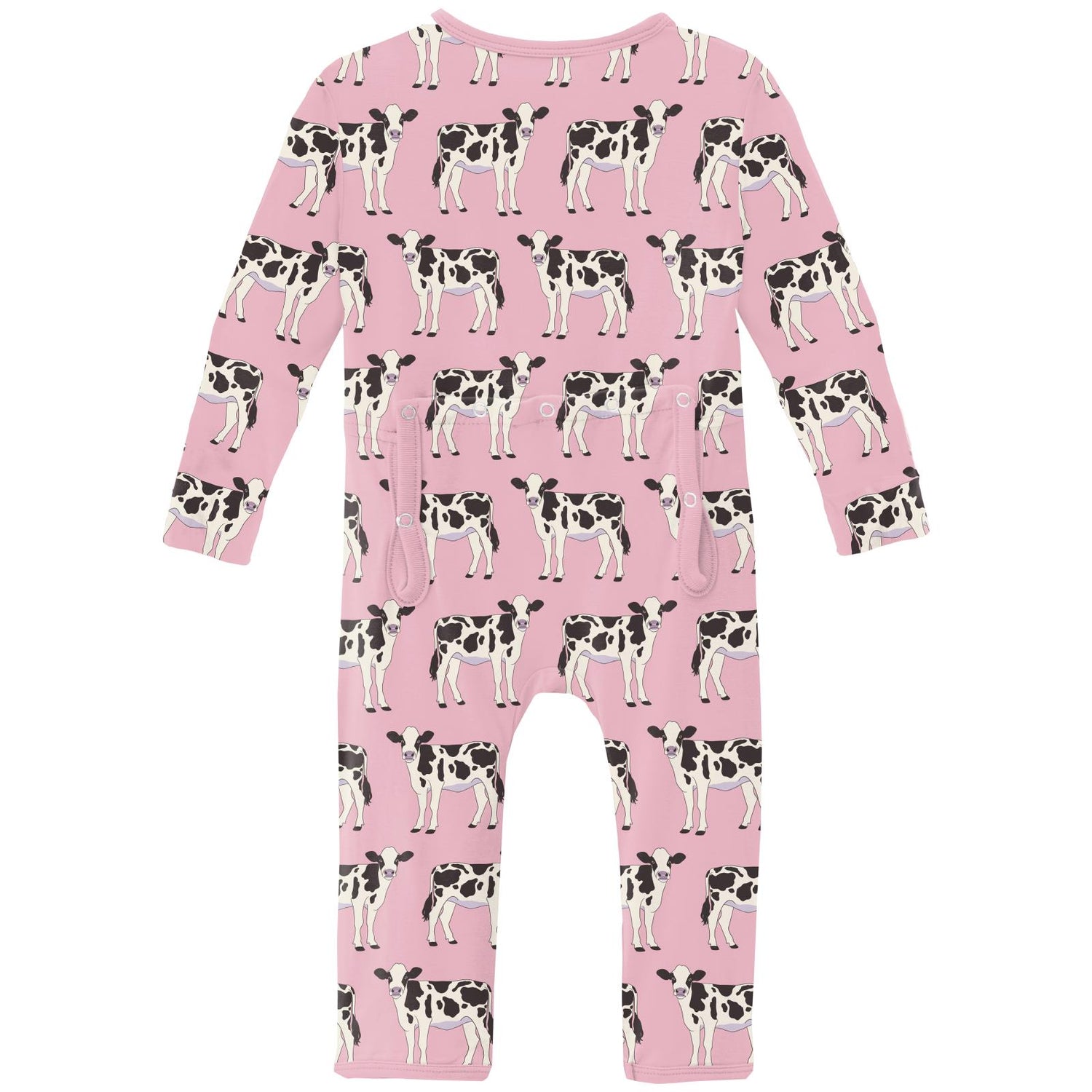 Print Coverall with 2 Way Zipper in Cake Pop Cows (311203)