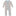 Print Coverall with 2 Way Zipper in Latte Chickens (311246)