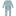 Print Coverall with 2 Way Zipper in Seaside Blue Breakfast in Bed (311355)