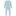 Print Coverall with 2 Way Zipper in Seaside Blue Gingham (311524)