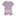 Print Ruffle Romper in Lavender Chickens (312247)