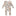 Print Coverall with Snaps in Latte Morning on the Farm (311447)