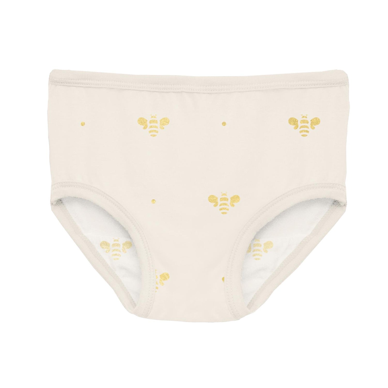 Print Girl's Underwear in Gold Bees (312258)