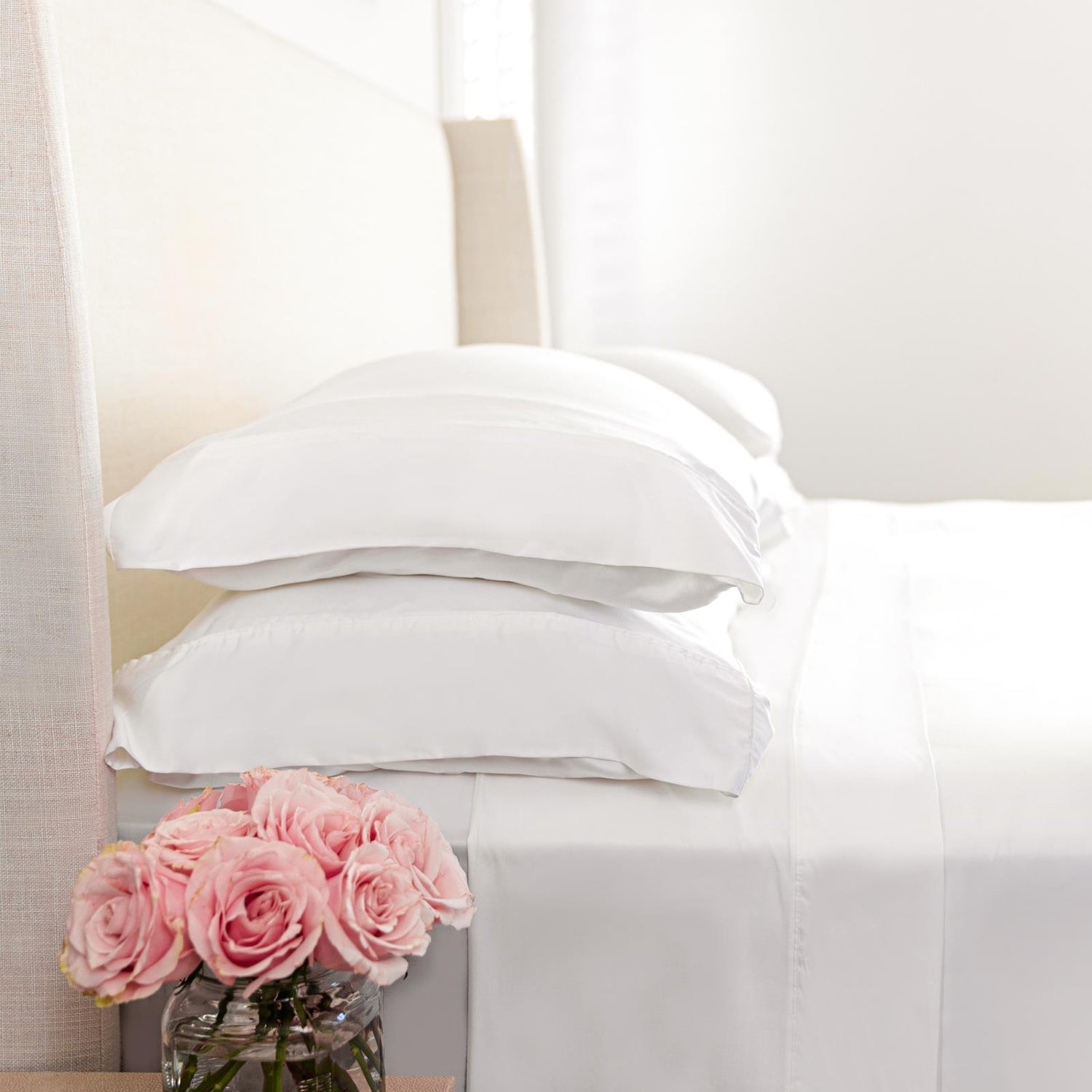 Woven Sheet Set in White (280440)