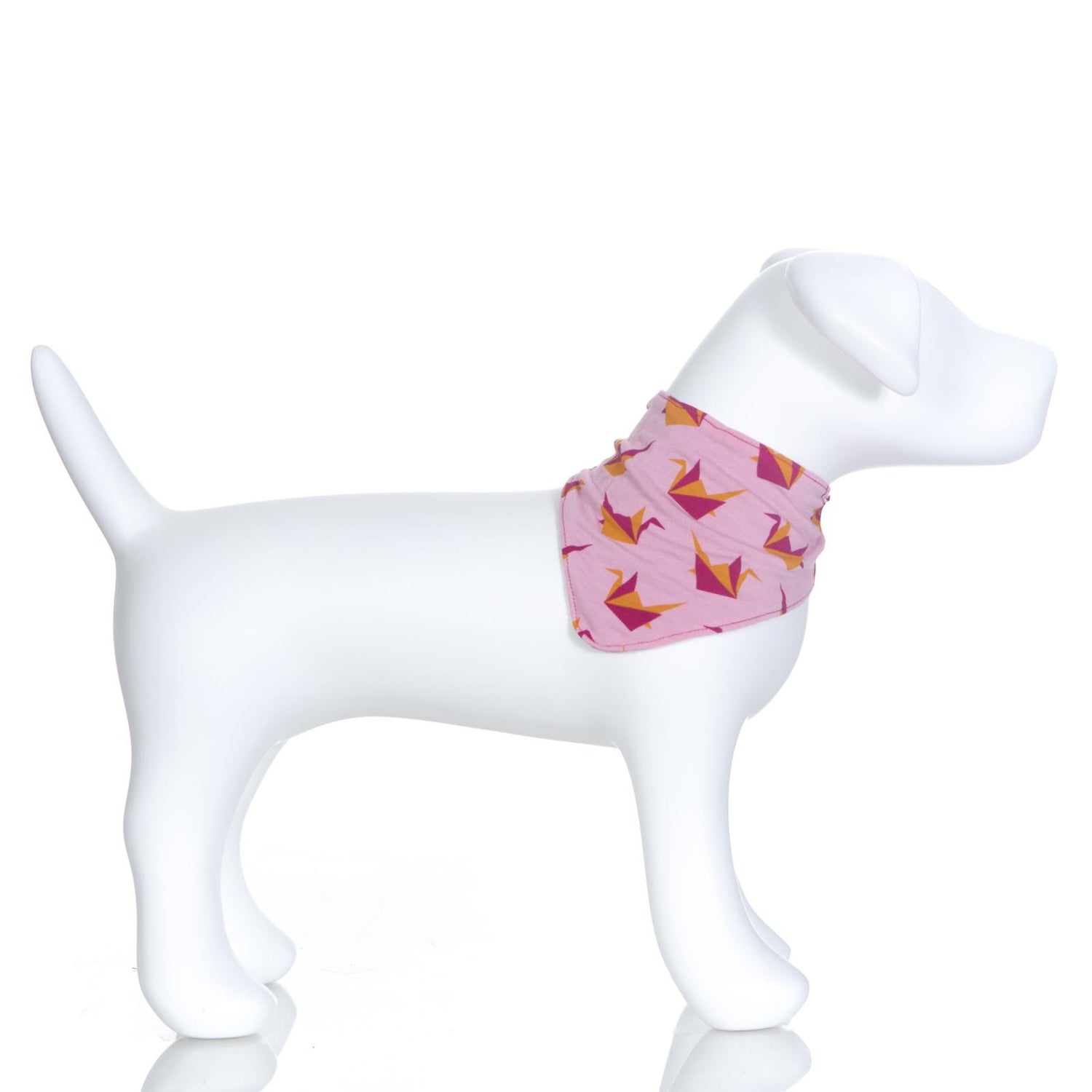 Print Dog Bandana in Lotus Origami Crane