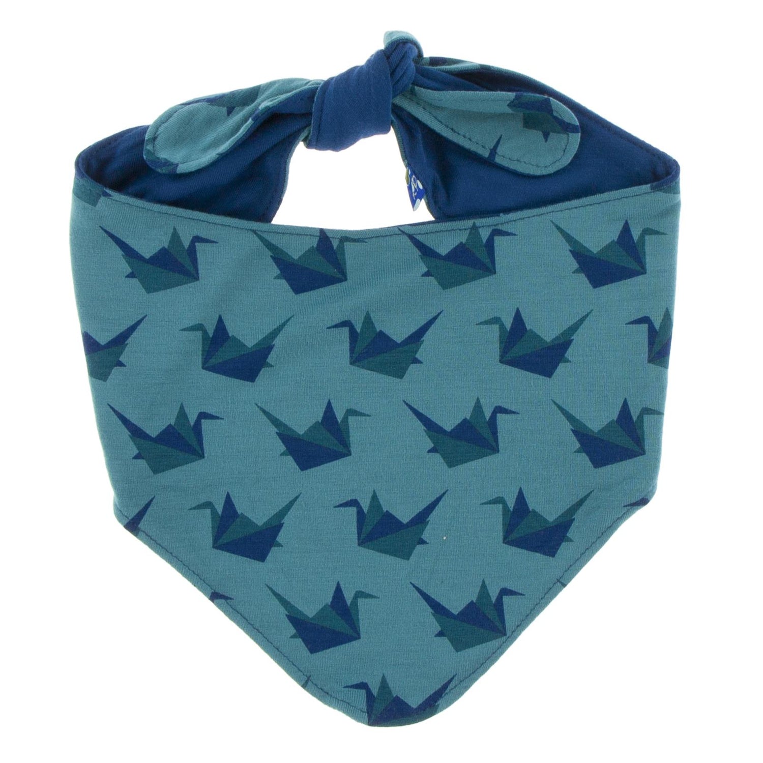 Print Dog Bandana in Seagrass Origami Crane