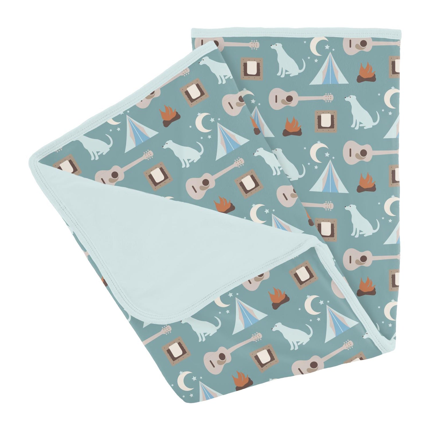 Print Stroller Blanket in Jade Campfire (318448)