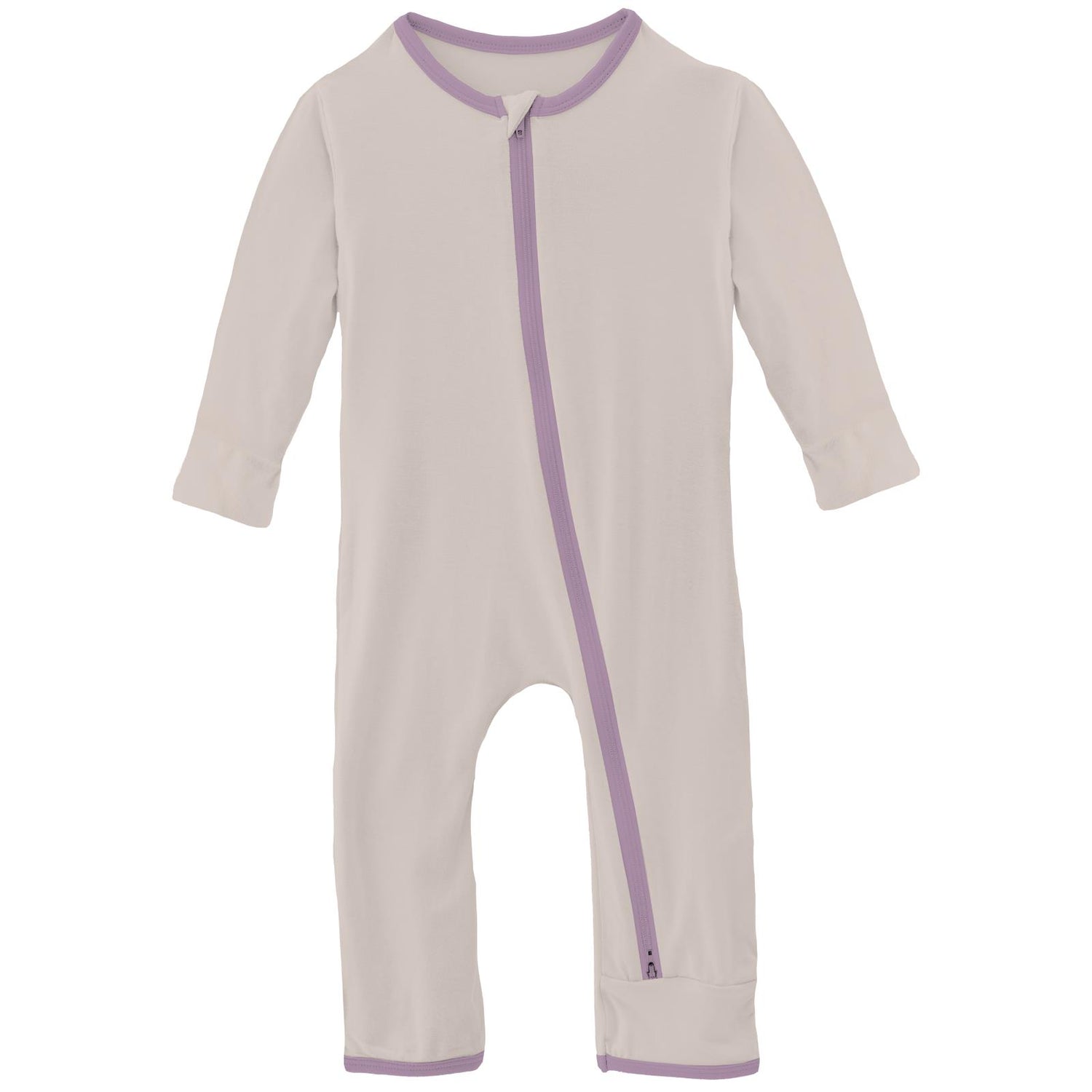 Applique Coverall with 2 Way Zipper in Latte Butterflies (318597)
