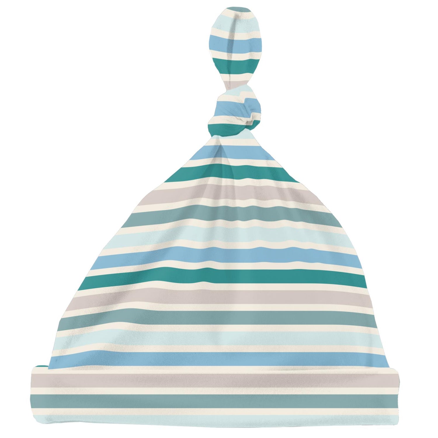 Print Knot Hat in Lakeside Stripe (336275)