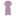 Women's Short Sleeve Collared Pajama Set with Shorts in Lavender with Shrinking Violet (336364)