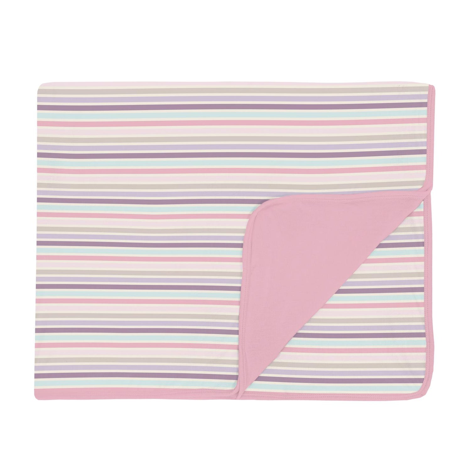 Print Toddler Blanket in Ice Cream Stripe