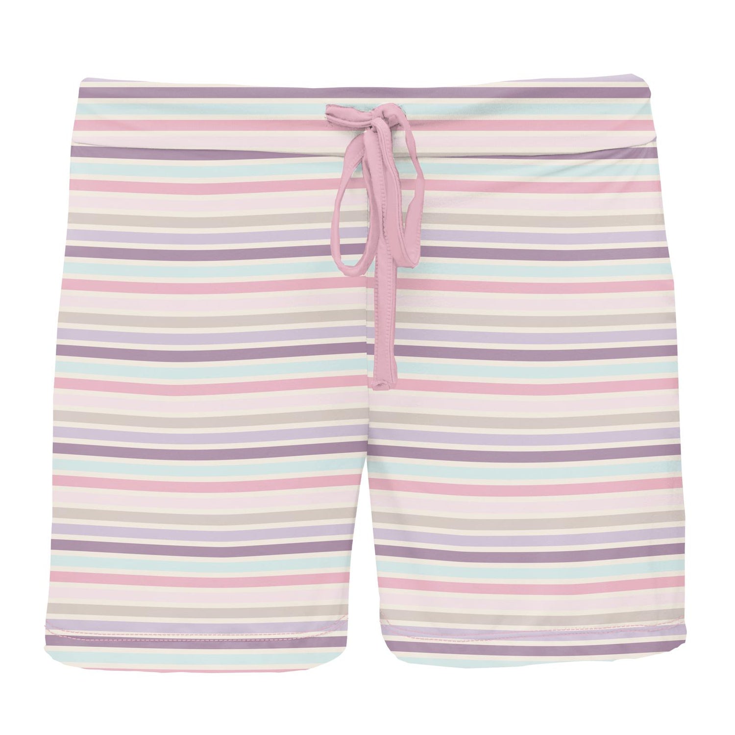 Women's Print Lounge Shorts in Ice Cream Stripe (336551)