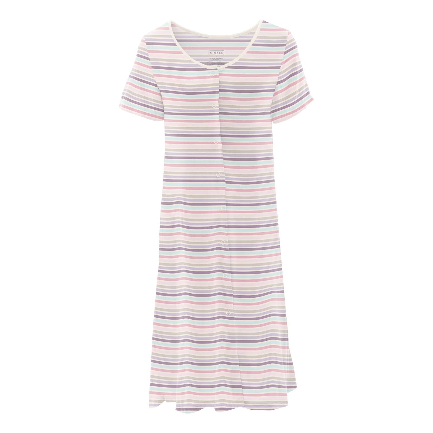 Women's Print Nursing Nightgown in Ice Cream Stripe (336563)