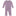 Classic Ruffle Coverall with Snaps in Lavender (336823)