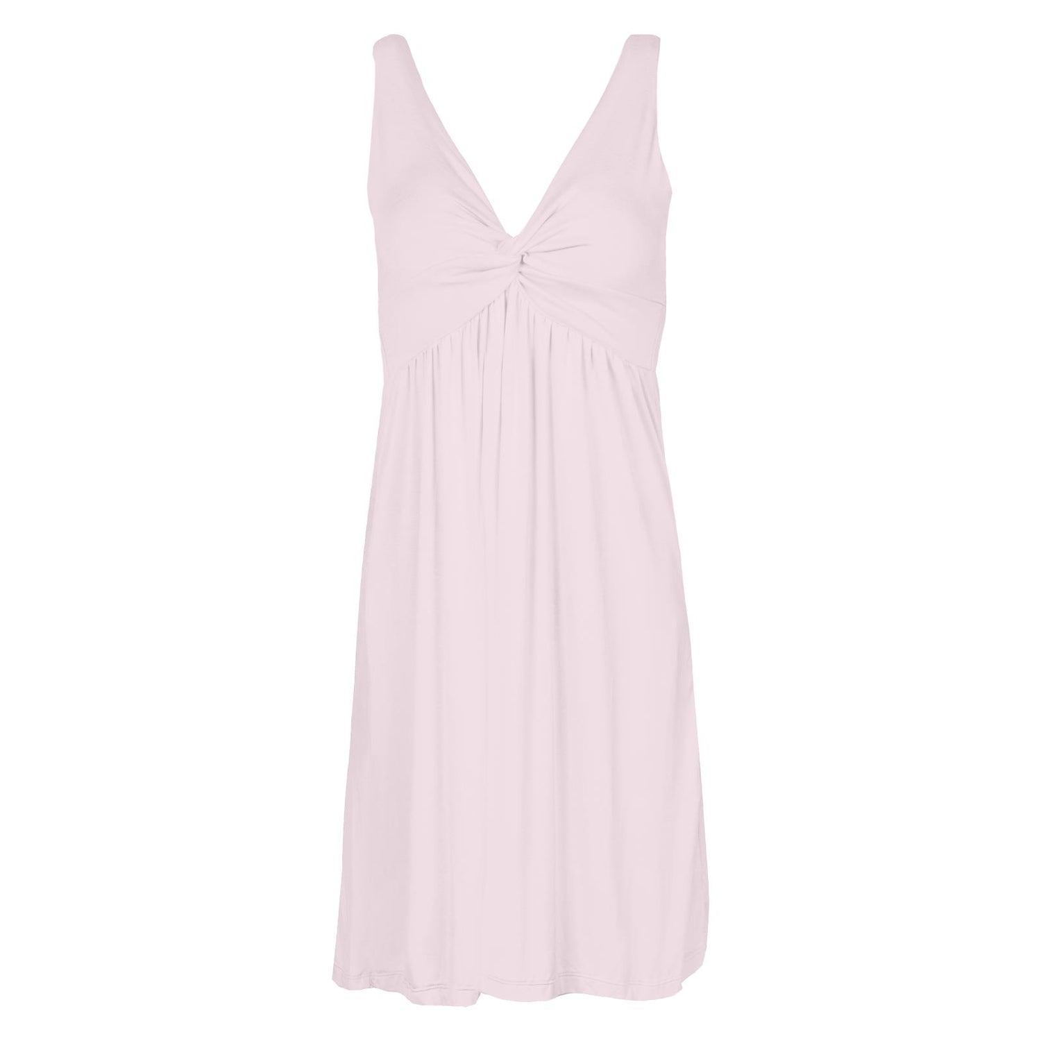 Women's Knee-Length Twist Nightgown in Shrinking Violet (336894)