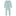 Print Coverall with 2 Way Zipper in Lakeside Stripe (336989)