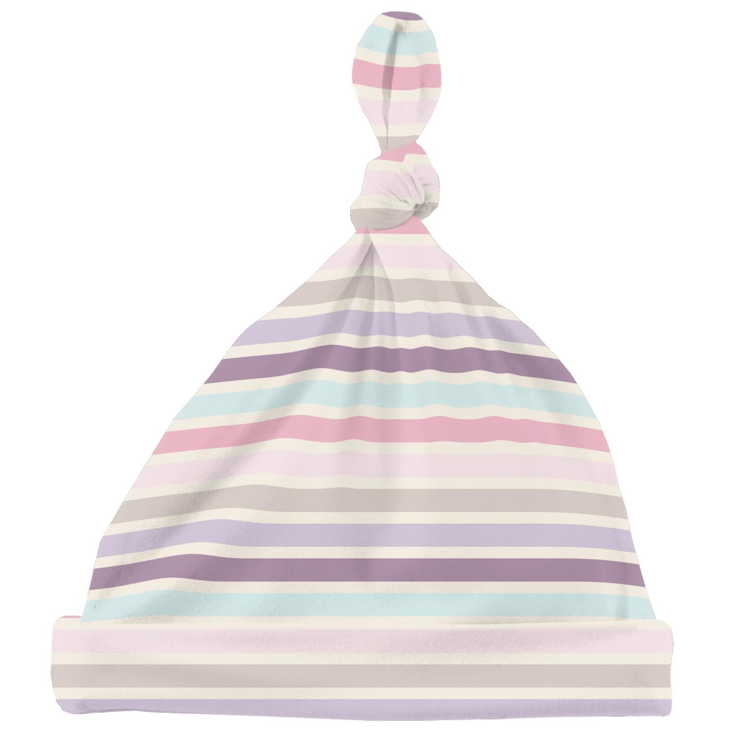 Print Knot Hat in Ice Cream Stripe (337028)
