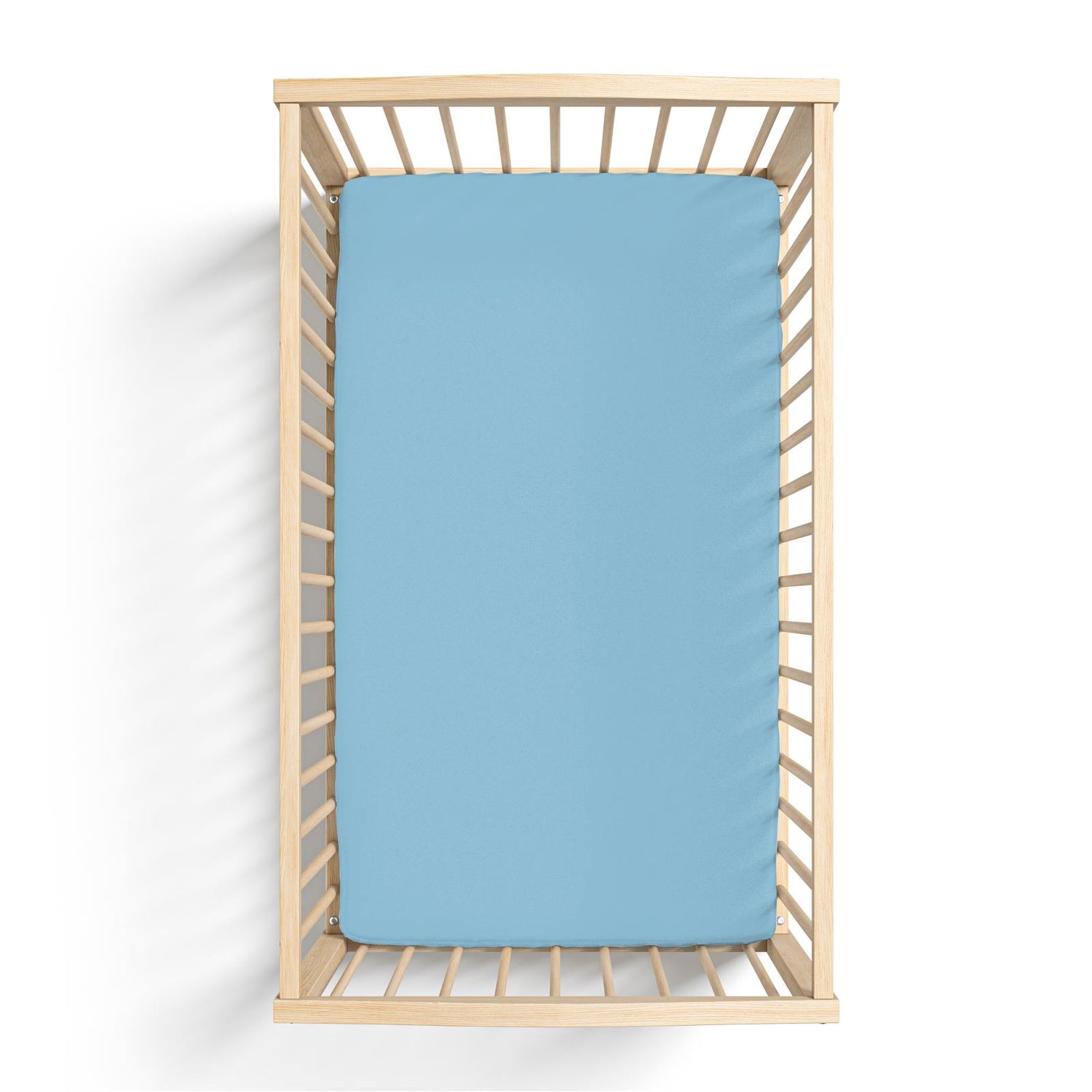 Grow-with-Me Crib to Twin Fitted Sheet in Seaside Blue (337415)