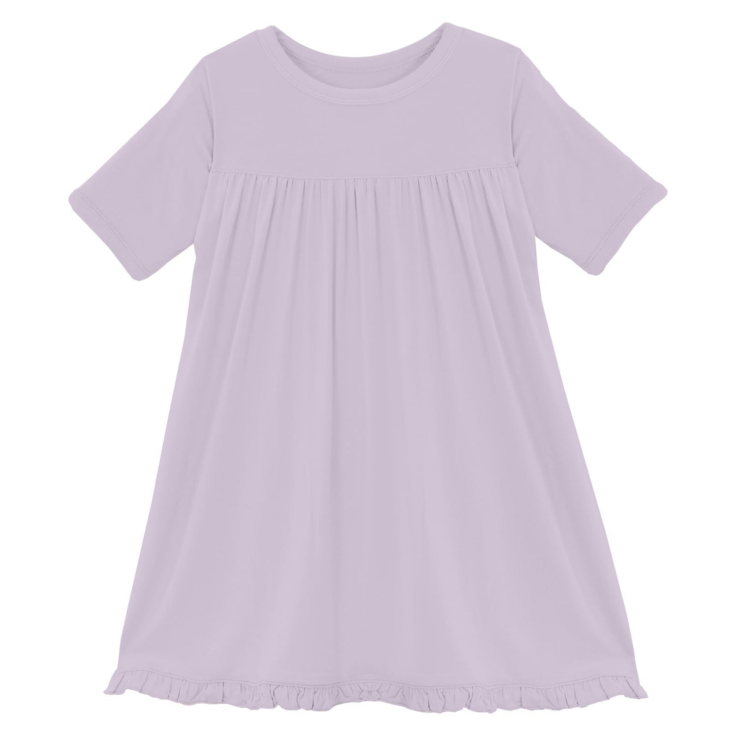 Classic Short Sleeve Swing Dress in Thistle (337421)