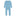 Coverall with 2 Way Zipper in Seaside Blue (337536)