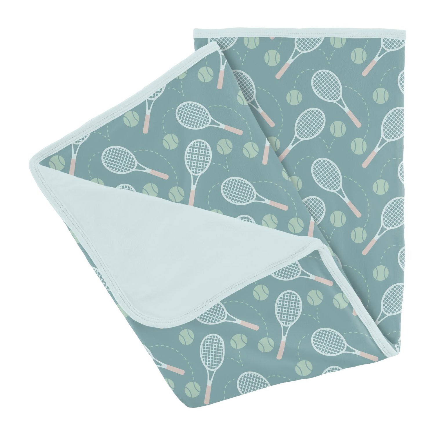 Print Stroller Blanket in Jade Tennis (337618)