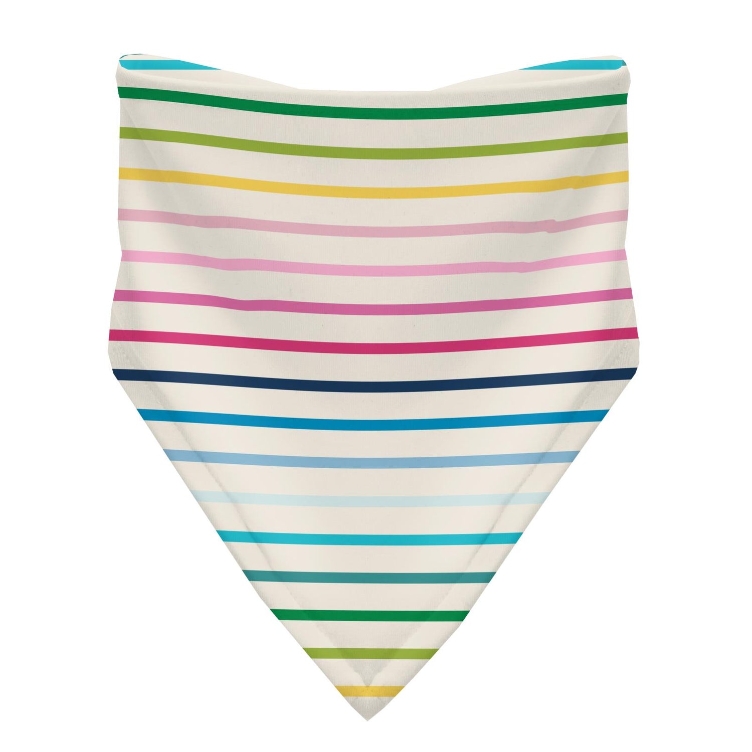 Print Bandana Bib in Happy Stripe (337649)