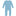 Coverall with 2 Way Zipper in Seaside Blue (337657)