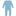 Coverall with 2 Way Zipper in Seaside Blue (337657)