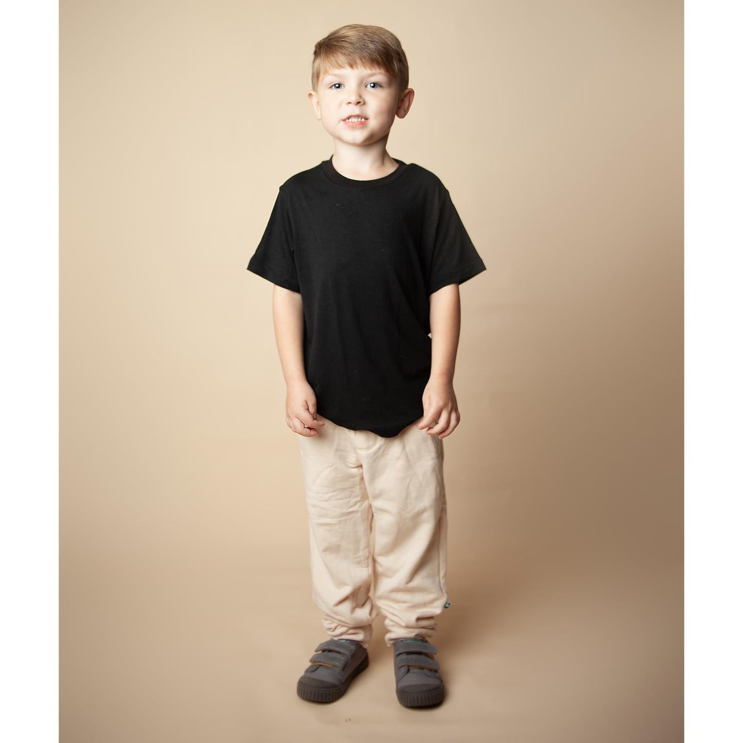 Short Sleeve Easy Fit Crew Neck Tee in Midnight (337729)
