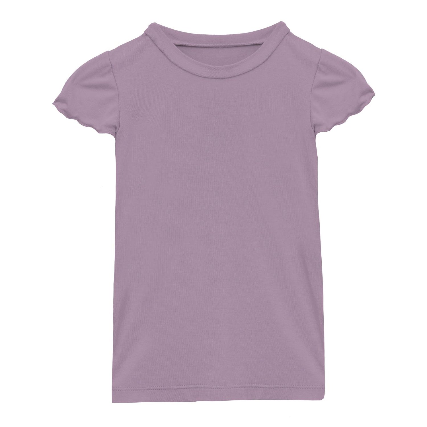 Flutter Sleeve Tee in Lavender (337721)