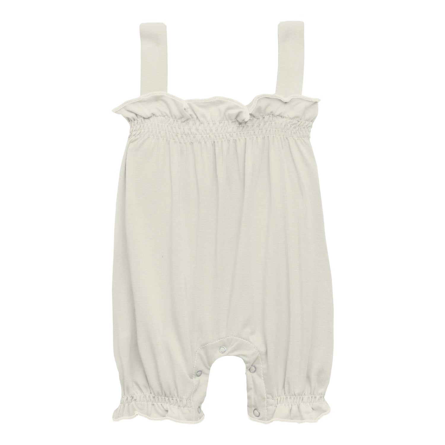 Gathered Romper in Natural (337733)