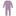 Classic Ruffle Coverall with Snaps in Lavender (338090)