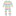 Print Coverall with 2 Way Zipper in Happy Stripe (338155)