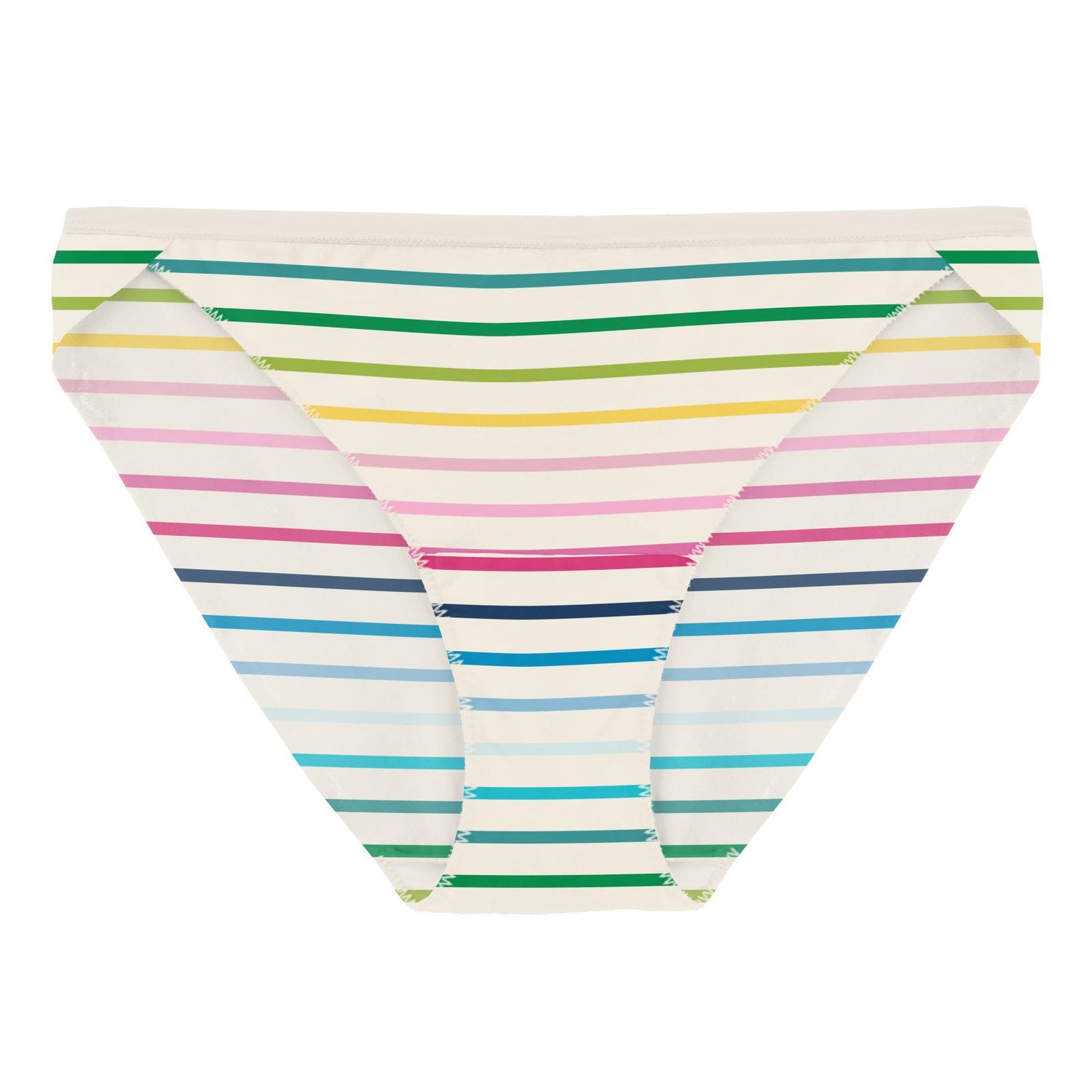 Women's Print Bikini Brief in Happy Stripe (338266)