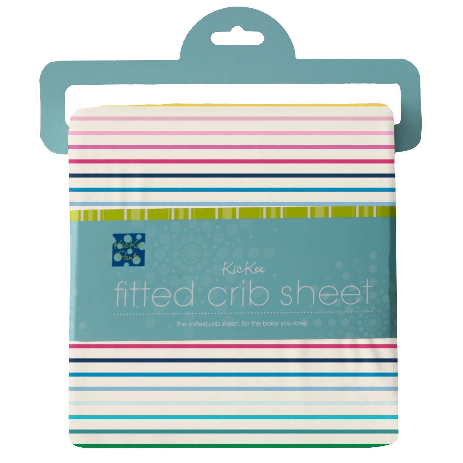 Print Grow-with-Me Crib to Twin Fitted Sheet in Happy Stripe (338359)