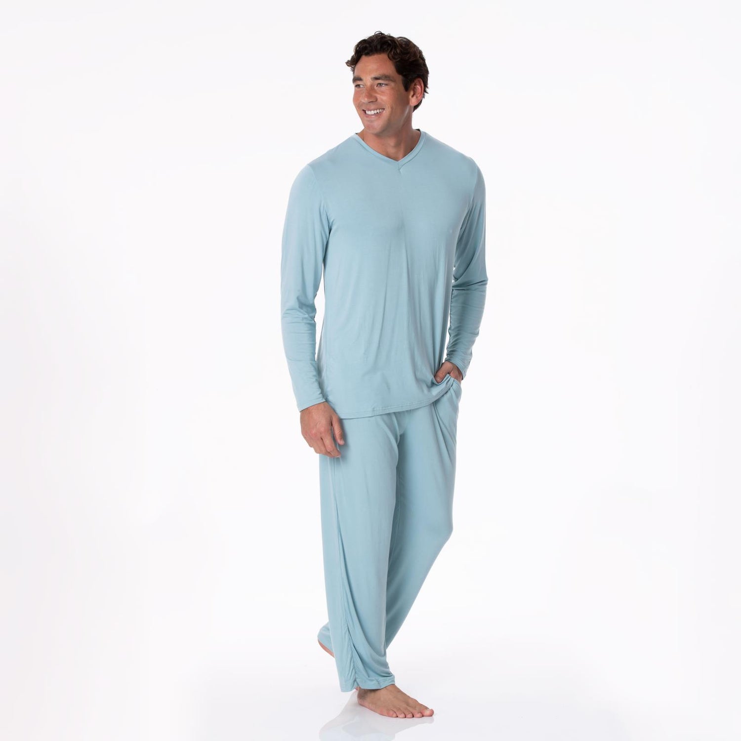 Men's Pajama Pants in Stormy Sea