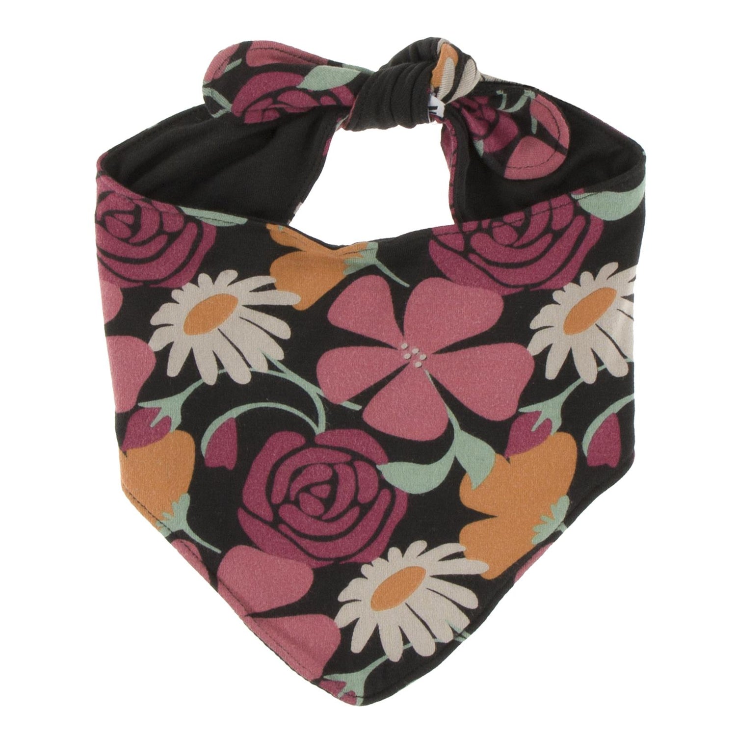 Print Dog Bandana in Zebra Market Flowers