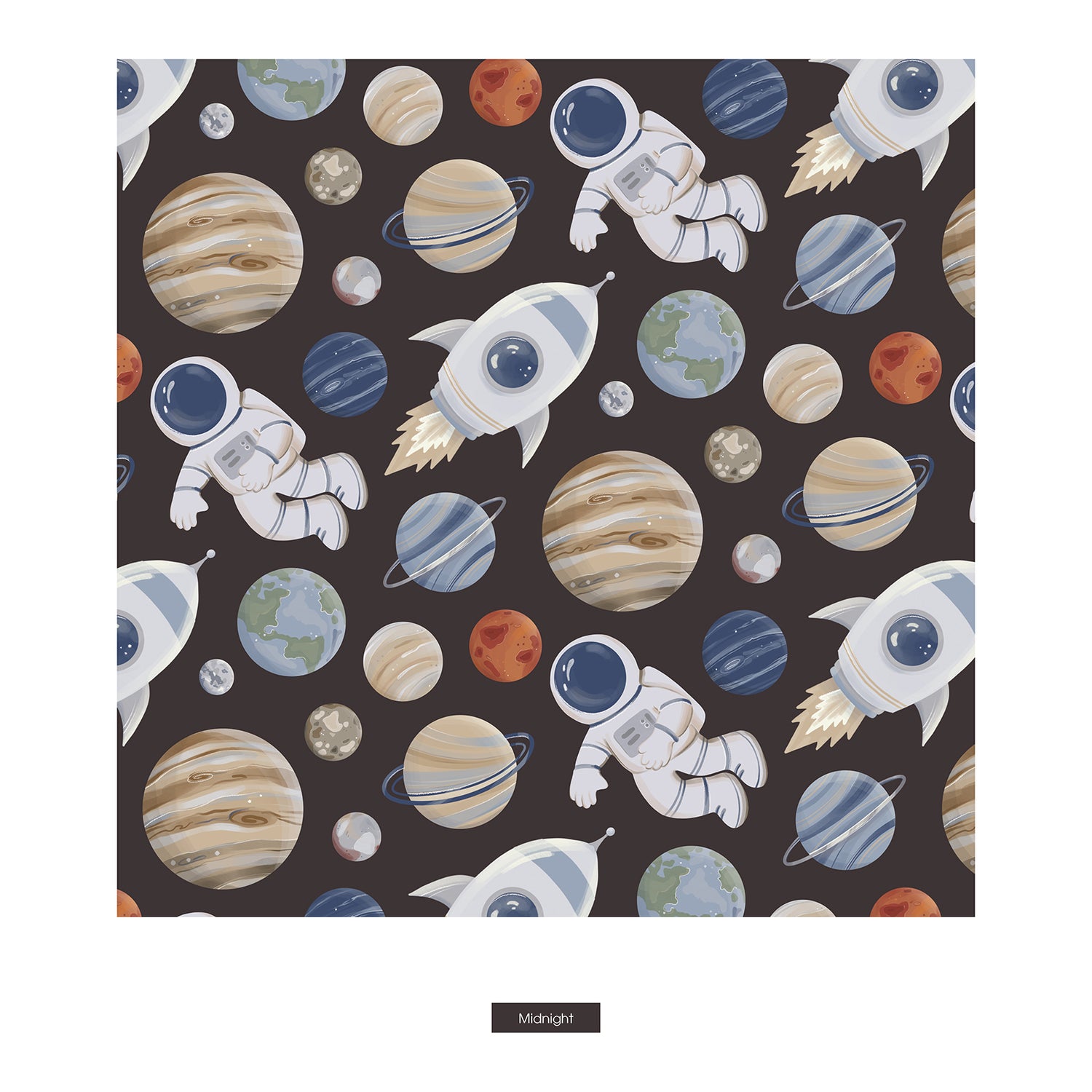 Print Swaddle Perfect Blanket in Midnight Space Dream (354541)