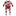 Print Classic Ruffle Footie with 2 Way Zipper in Holiday Poppies