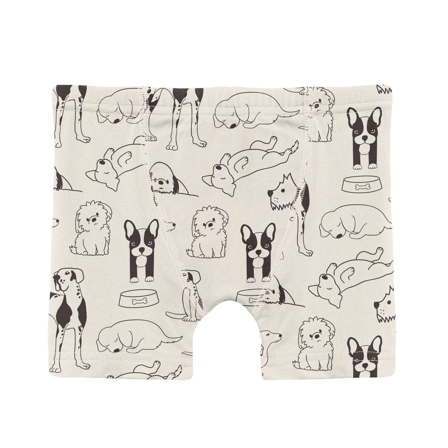 Print Boxer Brief Set of 3 in Lakeside Stripe, Agave & Natural Dogs (310658)